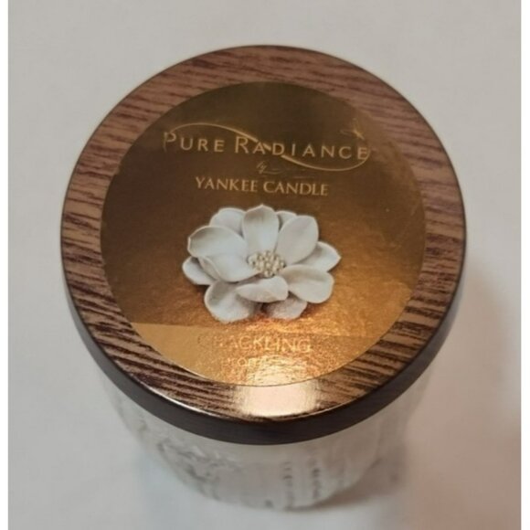 Yankee Candle Pure Radiance Crackling Promise 22 Oz Jar Candle New - Picture 3 of 11